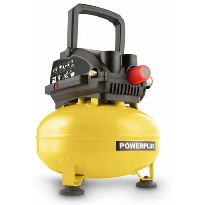 POWERPLUS Compresor -750 W, un flujo de aire de hasta 50 l/min sin aceite POWERPLUS Compresor -750 W, un flujo de aire de hasta 50 l/min sin aceite