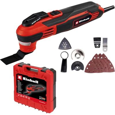 Einhell Herramienta multifunción TE-MG 350 EQ (350 W, 22000 a 40000 min^-1 número de oscilaciones, luz LED, cierre de sujeción rápido, incl. maletín y accesorio) Einhell Herramienta multifunción TE-MG 350 EQ (350 W, 22000 a 40000 min^-1 número de oscilaciones, luz LED, cierre de sujeción rápido, incl. maletín y accesorio)