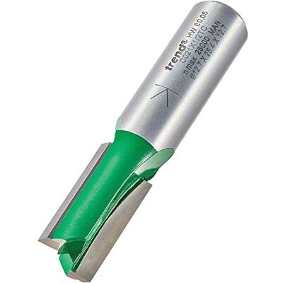 Trend CraftPro Cortador de Fresadora Recto de Doble Filo, Mango de 1/2 Pulgada, Diámetro de Corte de 12.7mm y Longitud de Corte de 25.4mm, metal duro (TCT), Trend CraftPro Cortador de Fresadora Recto de Doble Filo, Mango de 1/2 Pulgada, Diámetro de Corte de 12.7mm y Longitud de Corte de 25.4mm, metal duro (TCT),