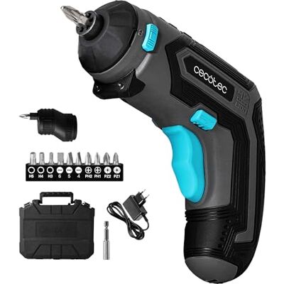 Cecotec Destornillador Eléctrico PowerGyro 3500 X-treme Set. Potente 6Nm, Batería 4V 1500mAh, Velocidad 200rpm, Luz LED, Portabrocas 1/4", 10 Puntas, Maletín Transporte Cecotec Destornillador Eléctrico PowerGyro 3500 X-treme Set. Potente 6Nm, Batería 4V 1500mAh, Velocidad 200rpm, Luz LED, Portabrocas 1/4", 10 Puntas, Maletín Transporte