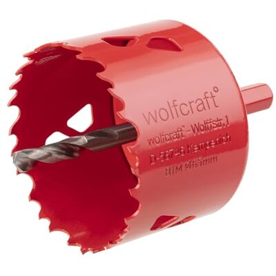 wolfcraft Sierra de corona BiM I I Para materiales de obra en seco, madera, plásticos y metales, profundidad de corte de 40 mm wolfcraft Sierra de corona BiM I I Para materiales de obra en seco, madera, plásticos y metales, profundidad de corte de 40 mm