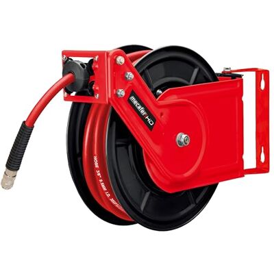 Mecafer HD Carrete automático de manguera de aire comprimido (12 metros, 14 bar) Mecafer HD Carrete automático de manguera de aire comprimido (12 metros, 14 bar)