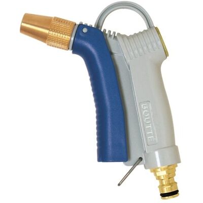 Pistola de rociado metálica Boutté con conexión rápida - Multi-chorro, gatillo de encendido/apagado Pistola de rociado metálica Boutté con conexión rápida - Multi-chorro, gatillo de encendido/apagado