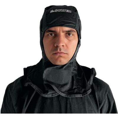 Solter Capucha Soldadura WELDTEX – Protección Ignífuga Certificada EN ISO 11611 – Cobertura Total, Ligera y Cómoda – Compatible con Caretas – para Profesionales Solter Capucha Soldadura WELDTEX – Protección Ignífuga Certificada EN ISO 11611 – Cobertura Total, Ligera y Cómoda – Compatible con Caretas – para Profesionales