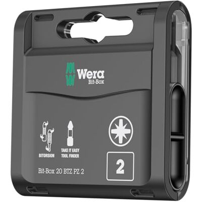 Wera Puntas, 2 x 25 mm, Set de 20 Piezas Wera Puntas, 2 x 25 mm, Set de 20 Piezas