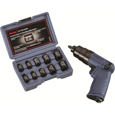 Ingersoll Rand - Juego de llaves de impacto de aire 2101KA - Herramienta de mantenimiento y reparación Ingersoll Rand - Juego de llaves de impacto de aire 2101KA - Herramienta de mantenimiento y reparación