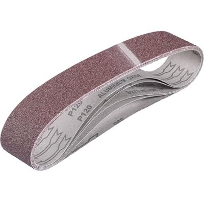 Einhell Juego de 5 bandas de lijado (accesorios para lijadora de banda, 5 bandas de lijado para lijadora de banda, 50 x 686 mm, 2 P60, 2 P80, 1 P120) Einhell Juego de 5 bandas de lijado (accesorios para lijadora de banda, 5 bandas de lijado para lijadora de banda, 50 x 686 mm, 2 P60, 2 P80, 1 P120)