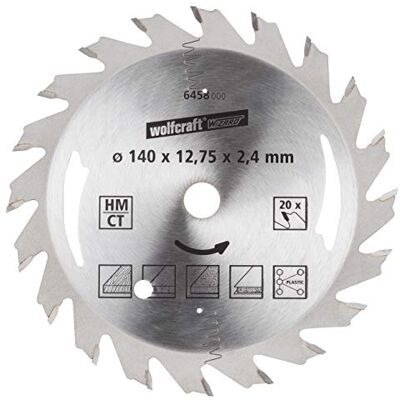wolfcraft Disco de sierra circular de mano CT, serie plata I I Cortes fáciles, rápidos wolfcraft Disco de sierra circular de mano CT, serie plata I I Cortes fáciles, rápidos