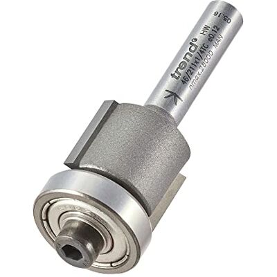Trend Fresa recortadora guiada 1/4" vástago Ø18,2mm 14mm Trend Fresa recortadora guiada 1/4" vástago Ø18,2mm 14mm