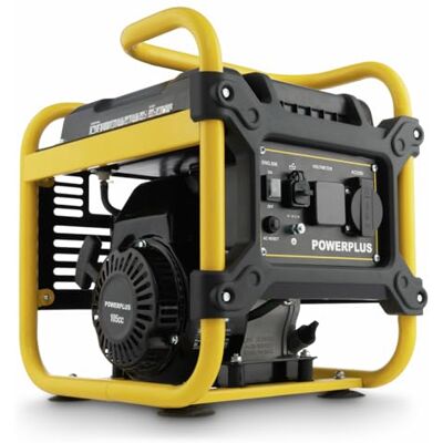 POWERPLUS Generator Generador inversor, 1000 W, 270 min de corriente POWERPLUS Generator Generador inversor, 1000 W, 270 min de corriente