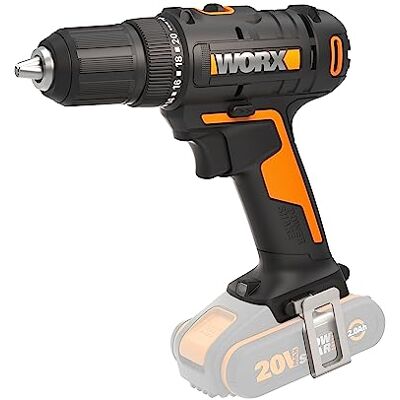 Taladro sin cable WORX WX108.9 - Velocidad variable, 20V, 13mm portabrocas Taladro sin cable WORX WX108.9 - Velocidad variable, 20V, 13mm portabrocas