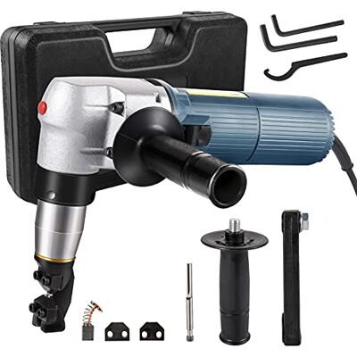 VEVOR Cizalla Nibbler de Metal 4 mm 625 W Giratorio 360º Cizalla de Punzonadora Eléctrica 1000 RPM Cizalla Eléctrica de Aleación Metálica para Chapa Metálica, Acero, Cobre, Aluminio, Plástico y Vidrio VEVOR Cizalla Nibbler de Metal 4 mm 625 W Giratorio 360º Cizalla de Punzonadora Eléctrica 1000 RPM Cizalla Eléctrica de Aleación Metálica para Chapa Metálica, Acero, Cobre, Aluminio, Plástico y Vidrio