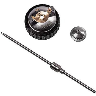 BenBow Boquilla de la Pistola para Pintura Pistola de pulverización 1.4 mm PK60 HVLP Pulverizador de Calidad Profesional PK60 HVLP Recubrimiento con disolvente Imprimación e imprimación BenBow Boquilla de la Pistola para Pintura Pistola de pulverización 1.4 mm PK60 HVLP Pulverizador de Calidad Profesional PK60 HVLP Recubrimiento con disolvente Imprimación e imprimación