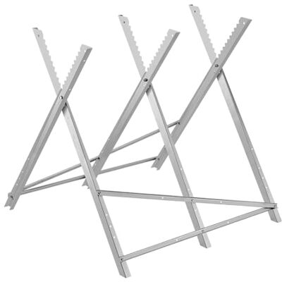 VEVOR Caballete de Sierra de Piernas Cruzadas, Carga de 149,7 kg, Caballete Plegable Metálico con Patas Resistentes, Marco de Acero y Estructura Dentada Alineada para Carpinteros y Contratistas VEVOR Caballete de Sierra de Piernas Cruzadas, Carga de 149,7 kg, Caballete Plegable Metálico con Patas Resistentes, Marco de Acero y Estructura Dentada Alineada para Carpinteros y Contratistas