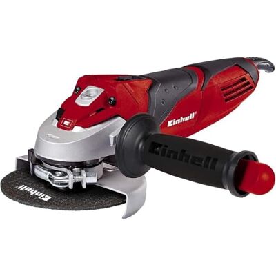 Einhell Amoladora angular con cable TE-AG 125/750 Kit. 750 W, sistema de bloqueo del husillo, bajas vibraciones, incl. 1 disco de corte de diamante, protector de disco de corte. Con estuche Einhell Amoladora angular con cable TE-AG 125/750 Kit. 750 W, sistema de bloqueo del husillo, bajas vibraciones, incl. 1 disco de corte de diamante, protector de disco de corte. Con estuche