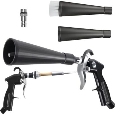 Solinorex Pistola de soplador de alta presión, pistola de limpieza de coches para limpieza interior, pistola de limpieza con 2 juegos de boquillas, pistola de limpieza en seco, pistola de aire de compresor Solinorex Pistola de soplador de alta presión, pistola de limpieza de coches para limpieza interior, pistola de limpieza con 2 juegos de boquillas, pistola de limpieza en seco, pistola de aire de compresor