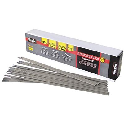 CEVIK PRO Electrodos Soldadura 3,25 mm Pack 140 Unidades Soldadura MMA AWS E6013 Rutilo Accesorios Soldadura Electrodo Arco Estable Fácil Encendido Soldadores Domésticos/Profesionales CEVIK PRO Electrodos Soldadura 3,25 mm Pack 140 Unidades Soldadura MMA AWS E6013 Rutilo Accesorios Soldadura Electrodo Arco Estable Fácil Encendido Soldadores Domésticos/Profesionales