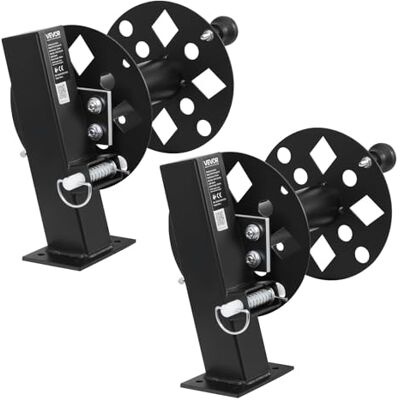 VEVOR Carrete de Cable de Soldadura, Juego de 2, Enrollador de Manguera de Acero para 45,7 m (50 mm²) y 38 m (70 mm²), con Pasador de Bloqueo para Obras, Camiones de Servicio y Mantenimiento de Flotas VEVOR Carrete de Cable de Soldadura, Juego de 2, Enrollador de Manguera de Acero para 45,7 m (50 mm²) y 38 m (70 mm²), con Pasador de Bloqueo para Obras, Camiones de Servicio y Mantenimiento de Flotas