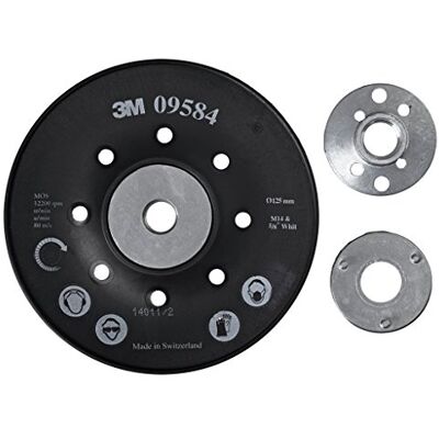 3M Plato de Apoyo para discos de fibra, M14, 125 mm, 10 unidades), Negro 3M Plato de Apoyo para discos de fibra, M14, 125 mm, 10 unidades), Negro