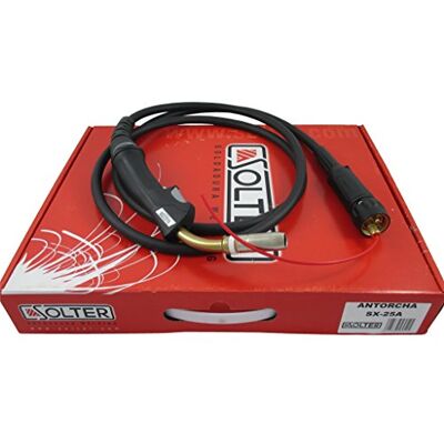 Solter Antorcha MIG 3m SX-25 Al 200A Sirga de Poliamida para Aluminio Euroconector Universal Cable de 3m Alta Durabilidad y Precisión en Soldadura de Aluminio Solter Antorcha MIG 3m SX-25 Al 200A Sirga de Poliamida para Aluminio Euroconector Universal Cable de 3m Alta Durabilidad y Precisión en Soldadura de Aluminio