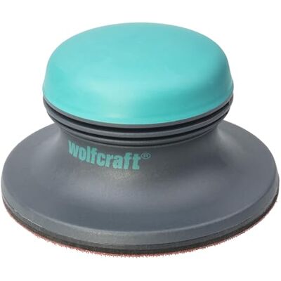 wolfcraft lijadora de superficies I I con paño de velcro para un cambio rápido del papel de lija I Ø 125 mm I para un lijado rápido wolfcraft lijadora de superficies I I con paño de velcro para un cambio rápido del papel de lija I Ø 125 mm I para un lijado rápido