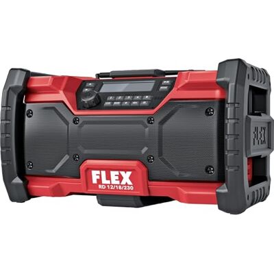 Radio de batería Flex RD 12/18/230 CEE - Radio digital inalámbrica para obras Radio de batería Flex RD 12/18/230 CEE - Radio digital inalámbrica para obras
