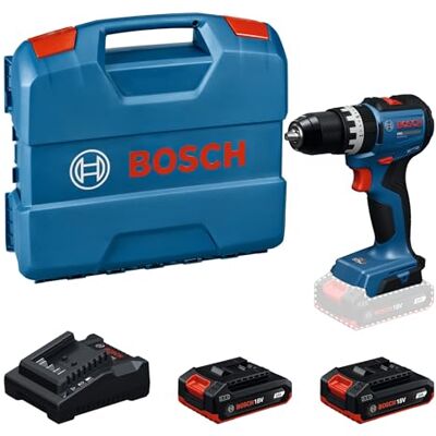 Bosch PRO 18V System Taladro percutor a batería GSB18V-52 (incl. GBA 18V 2.0Ah, GAL 18V-20, L-case) Bosch PRO 18V System Taladro percutor a batería GSB18V-52 (incl. GBA 18V 2.0Ah, GAL 18V-20, L-case)