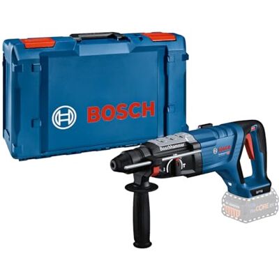 Bosch 18V System martillo perforador a batería GBH 18V-28 D (KickBack Control, incl. paño de limpieza, empuñadura auxiliar, calibre de profundidad, bandeja, XL-BOXX, sin batería/cargador) Bosch 18V System martillo perforador a batería GBH 18V-28 D (KickBack Control, incl. paño de limpieza, empuñadura auxiliar, calibre de profundidad, bandeja, XL-BOXX, sin batería/cargador)