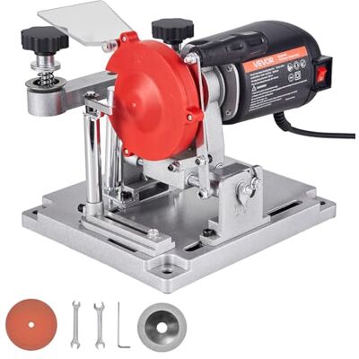 VEVOR Afiladora de Discos de Sierra Circular 140 W 5700 RPM, Afilador de Hojas de Sierra Circular para Hojas de 90 a 400 mm con Muela de Diamante y Cerámica Ajuste para Taller Carpintería y Bricolaje VEVOR Afiladora de Discos de Sierra Circular 140 W 5700 RPM, Afilador de Hojas de Sierra Circular para Hojas de 90 a 400 mm con Muela de Diamante y Cerámica Ajuste para Taller Carpintería y Bricolaje