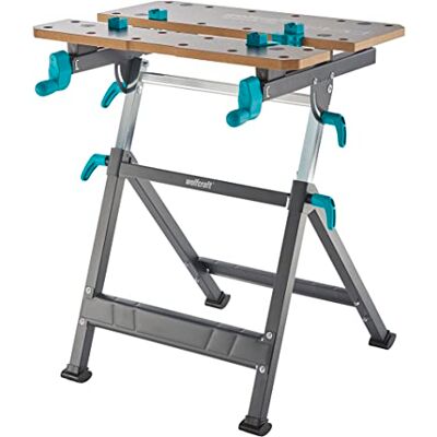 wolfcraft Mesa de Trabajo y sujeción Master 650 Ergo I I La Mesa de sujeción de Altura Ajustable y portátil Que Permite Trabajar de Manera Flexible en Todos Tus proyectos wolfcraft Mesa de Trabajo y sujeción Master 650 Ergo I I La Mesa de sujeción de Altura Ajustable y portátil Que Permite Trabajar de Manera Flexible en Todos Tus proyectos