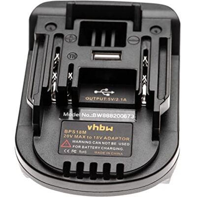 vhbw Adaptador batería Compatible con Black & Decker Herramienta/batería vhbw Adaptador batería Compatible con Black & Decker Herramienta/batería