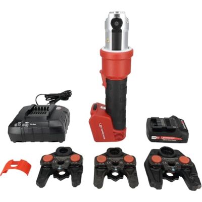 Rothenberger ROMAX NANO 2.0AH/18V CON CARGADOR JUEGO DE 3 MANDAS iJAW TH16-20-26 CAS Rothenberger ROMAX NANO 2.0AH/18V CON CARGADOR JUEGO DE 3 MANDAS iJAW TH16-20-26 CAS