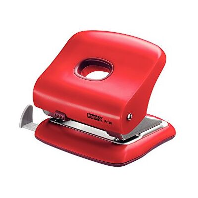 Rapid Taladro 2 agujeros FASION plástico modelo FC30 color rojo Rapid Taladro 2 agujeros FASION plástico modelo FC30 color rojo