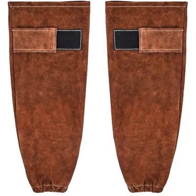 VEVOR Mangas de Soldadura de Cuero Ignífugas, contra Chispas, Calor y Escombros Voladores, Piel de Vaca, para Proteger los Brazos, a Soldadura, Herrería, Carpintería y Jardinería, 457 x 95 x 1 mm VEVOR Mangas de Soldadura de Cuero Ignífugas, contra Chispas, Calor y Escombros Voladores, Piel de Vaca, para Proteger los Brazos, a Soldadura, Herrería, Carpintería y Jardinería, 457 x 95 x 1 mm