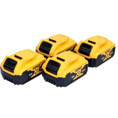DeWalt - DCB184 - 5.0 Ah - 18 V - 4x Batería DeWalt - DCB184 - 5.0 Ah - 18 V - 4x Batería