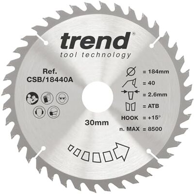 Trend CSB/18440A Craft Pro Sierra de corte transversal - Sierra circular Trend CSB/18440A Craft Pro Sierra de corte transversal - Sierra circular