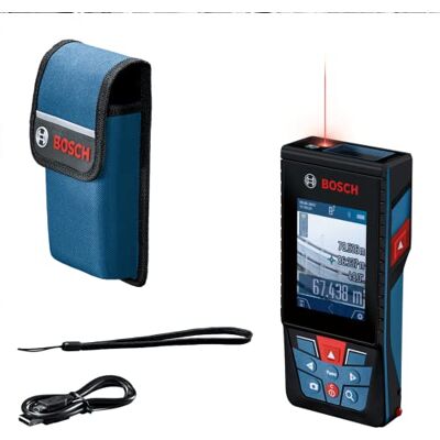 Bosch Professional Medidor Láser GLM 150-27 C (cámara integrada, batería de 3,6 V integrada, alcance: hasta 150 m, robusto, IP54, ±1,5 mm*, correa de sujeción, funda) Bosch Professional Medidor Láser GLM 150-27 C (cámara integrada, batería de 3,6 V integrada, alcance: hasta 150 m, robusto, IP54, ±1,5 mm*, correa de sujeción, funda)