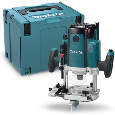 Makita FRESADORA 6/8/12MM 2.300W CON FRENO + MAKPAC Makita FRESADORA 6/8/12MM 2.300W CON FRENO + MAKPAC