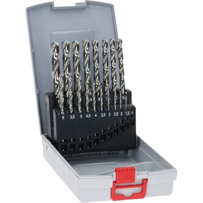 Bosch 2 608 587 013 Set de 19 brocas para metal ProBox HSS-G, DIN 338, 135° 1-10 mm (pack de 19) Bosch 2 608 587 013 Set de 19 brocas para metal ProBox HSS-G, DIN 338, 135° 1-10 mm (pack de 19)