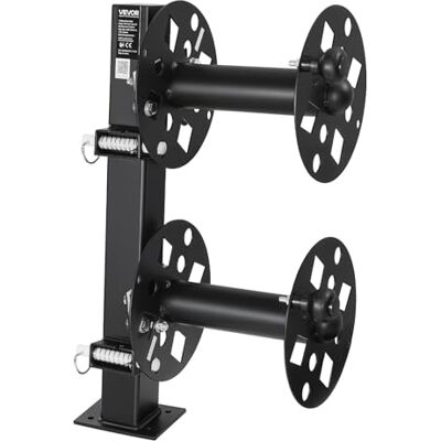 VEVOR Carrete de Cable de Soldadura Doble, Enrollador de Manguera de Acero para 45,7 m (50 mm²) y 38 m (70 mm²), con Pasador de Bloqueo para Camiones de Servicio, Mantenimiento de Flotas y Obras VEVOR Carrete de Cable de Soldadura Doble, Enrollador de Manguera de Acero para 45,7 m (50 mm²) y 38 m (70 mm²), con Pasador de Bloqueo para Camiones de Servicio, Mantenimiento de Flotas y Obras