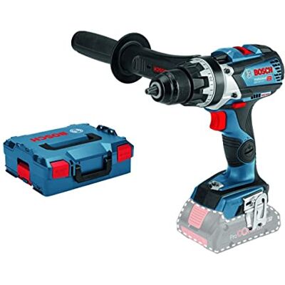 Bosch 18V System atornillador a batería GSR 18V-110 C (par de apriete máx.: 110 Nm, diámetro máx. de los tornillos: 12 mm, incl. L-BOXX, sin batería/cargador) Bosch 18V System atornillador a batería GSR 18V-110 C (par de apriete máx.: 110 Nm, diámetro máx. de los tornillos: 12 mm, incl. L-BOXX, sin batería/cargador)