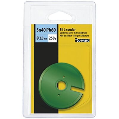 GYS Bobina con alambre de soldadura – 40% estaño – 2,0 mm de diámetro – 250 g GYS Bobina con alambre de soldadura – 40% estaño – 2,0 mm de diámetro – 250 g