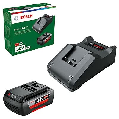 Bosch kit de iniciación de 36 V (1 batería de 36 V y 2,0 Ah, y cargador AL 36V-20, embalaje en caja) Bosch kit de iniciación de 36 V (1 batería de 36 V y 2,0 Ah, y cargador AL 36V-20, embalaje en caja)
