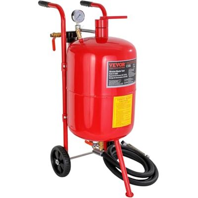 VEVOR Máquina Chorro de Arena 40L, Arenadora Chorro de Aena Profesional 60-125 PSI, con Accesorios 3 m VEVOR Máquina Chorro de Arena 40L, Arenadora Chorro de Aena Profesional 60-125 PSI, con Accesorios 3 m
