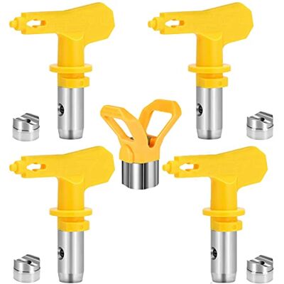 WOOLUCK ® Boquilla de Pistola de Pulverización de Acero de Tungsteno Reversible, Punta de Pistola de Pulverización de Alta Presión Pulverizador(Tipo 215 311 317 517) WOOLUCK ® Boquilla de Pistola de Pulverización de Acero de Tungsteno Reversible, Punta de Pistola de Pulverización de Alta Presión Pulverizador(Tipo 215 311 317 517)