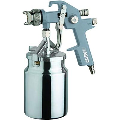 ABAC Pistola Pulverizadora de Pintura G-551A Recipiente de Pintura de Aluminio de 1 L Boquilla de 1,5 mm ABAC Pistola Pulverizadora de Pintura G-551A Recipiente de Pintura de Aluminio de 1 L Boquilla de 1,5 mm