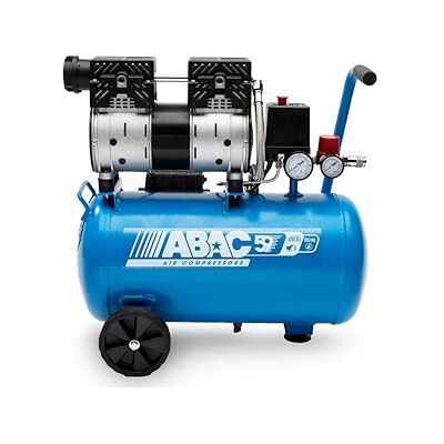 ABAC Compresor de aire silencioso EASE-AIR 24 de , compresor de aire sin aceite, presión máxima 8 bar, potencia 1 hp, Depósito 24 litros, Nivel sonoro 59 dB ABAC Compresor de aire silencioso EASE-AIR 24 de , compresor de aire sin aceite, presión máxima 8 bar, potencia 1 hp, Depósito 24 litros, Nivel sonoro 59 dB