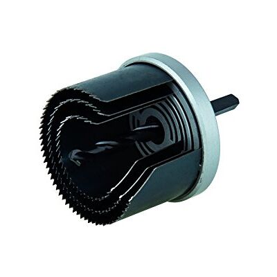 wolfcraft Sierra de corona para focos de techo (DCL), Ø 40–65 mm I I Sierra con 3 sierras de cambio rápido, Ø 40, 54, 65 mm, profundidad de corte 33 mm wolfcraft Sierra de corona para focos de techo (DCL), Ø 40–65 mm I I Sierra con 3 sierras de cambio rápido, Ø 40, 54, 65 mm, profundidad de corte 33 mm