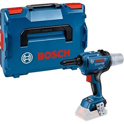 Bosch 18V System pistola remachadora a batería GRG 18V-16 C (fuerza de tracción máx. 16 000 N, longitud de carrera 25 mm, incl. L-BOXX, sin batería/cargador) Bosch 18V System pistola remachadora a batería GRG 18V-16 C (fuerza de tracción máx. 16 000 N, longitud de carrera 25 mm, incl. L-BOXX, sin batería/cargador)
