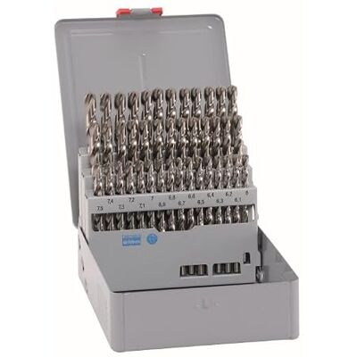 ALPEN Kit de brocas (HSS Cobalt, cortas, DIN 338 RN, diámetro 6-10 x mm y 0.1 mm, 41 piezas en estuche de metal) ALPEN Kit de brocas (HSS Cobalt, cortas, DIN 338 RN, diámetro 6-10 x mm y 0.1 mm, 41 piezas en estuche de metal)